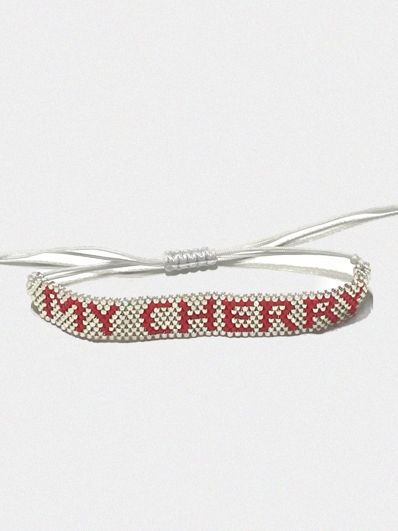 MY CHERRY x AMUSANT Cherry 925Silver Beads Bracelet