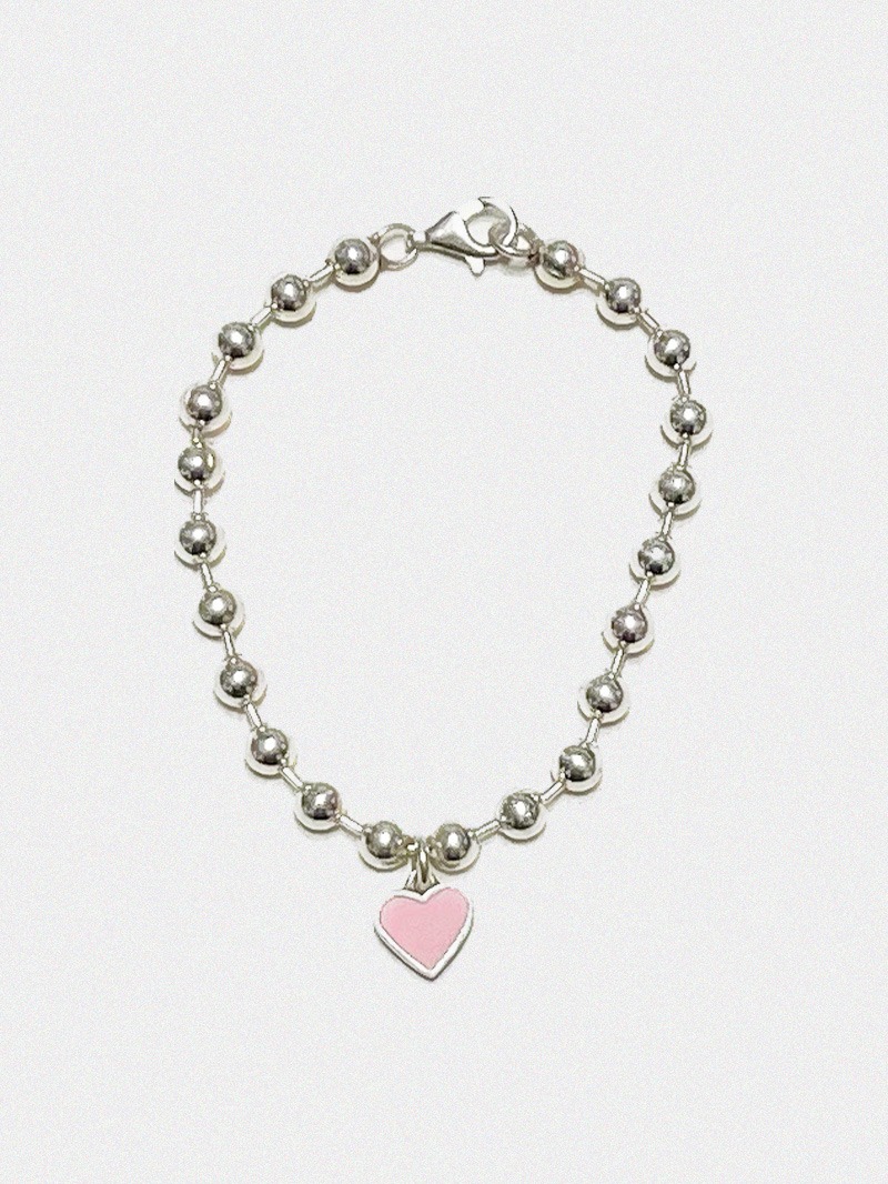 Heart  Silver bracelet (PK)
