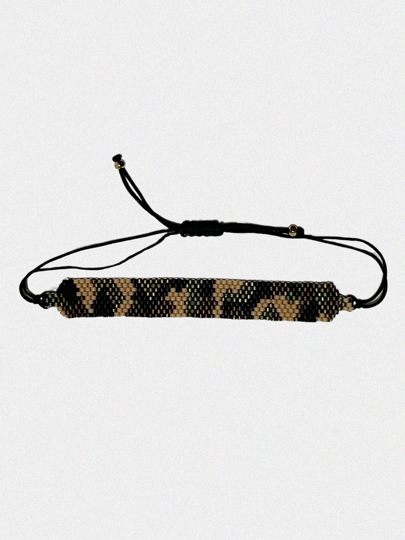 Camo Pattern Beads Bracelet